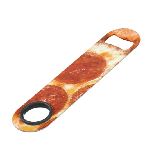 SlipperyJoeのクラシックペペローニピザのスライスが溶けた スピード栓抜き (裏面アングル)