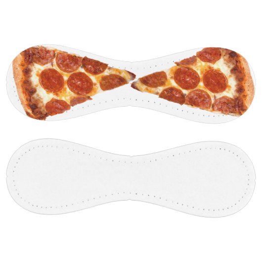 SlipperyJoeのクラシックペペローニピザのスライスが溶けた ソフトボール (パネル)