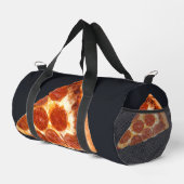 SlipperyJoeのクラシックペペローニピザのスライスが溶けた ダッフルバッグ (右コーナー)