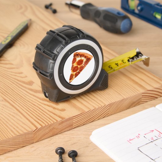 SlipperyJoeのクラシックペペローニピザのスライスが溶けた メジャー (ウッドワーク)