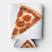 SlipperyJoeのクラシックペペローニピザのスライスが溶けた 缶クーラー (正面)