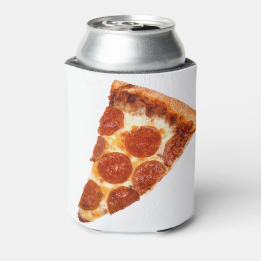 SlipperyJoeのクラシックペペローニピザのスライスが溶けた 缶クーラー (缶裏面)