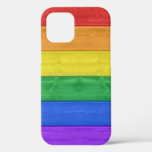 SlipperyJoeのクラシックレインボータクタイルハンドメイド Case-Mate iPhoneケース (裏面)