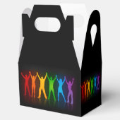 SlipperyJoeのグループの人々が手を握ってLを形成 フェイバーボックス (オープン)