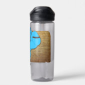 SlipperyJoeのゲイの筋肉は漫画のThongのリードを負担 ウォーターボトル (背面)