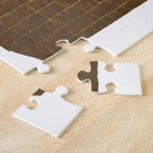 SlipperyJoeのゲイの筋肉は漫画のThongのリードを負担 ジグソーパズル (側面)