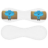 SlipperyJoeのゲイの筋肉は漫画のThongのリードを負担 ソフトボール (パネル)