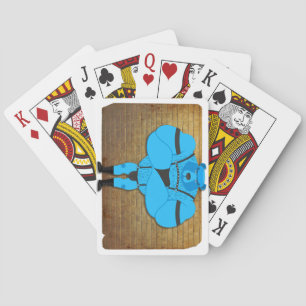 SlipperyJoeのゲイの筋肉は漫画のThongのリードを負担 トランプ