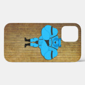 SlipperyJoeのゲイの筋肉は漫画のThongのリードを負担 Case-Mate iPhoneケース (裏面 (横))