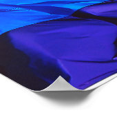 SlipperyJoeのゲイプライド国旗の波のプライド色のライ ポスター (角)