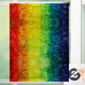 SlipperyJoeのゲイプライド国旗の虹の色のタイディ ウィンドウサイン (ホーム)