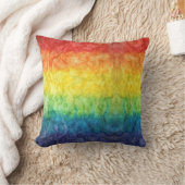 SlipperyJoeのゲイプライド国旗の虹の色のタイディ クッション (ブランケット)