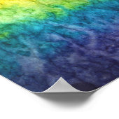 SlipperyJoeのゲイプライド国旗の虹の色のタイディ ポスター (角)