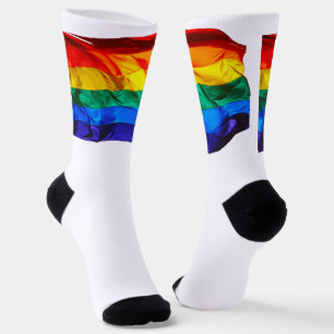 SlipperyJoeのゲイプライド国旗プライドの色v ソックス