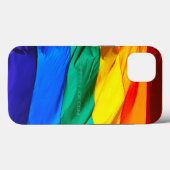 SlipperyJoeのゲイプライド旗がなびく赤オレンジ黄 Case-Mate iPhoneケース (裏面 (横))