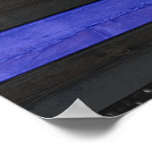 SlipperyJoeのゲイレザープライドフラグ黒王室の ポスター (角)