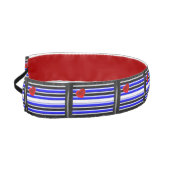 SlipperyJoeのゲイレザープライドフラグ黒王室のb アスレチックヘッドバンド (左)