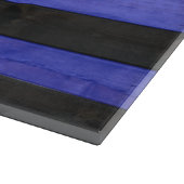 SlipperyJoeのゲイレザープライドフラグ黒王室のb カッティングボード (角)