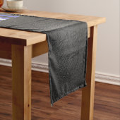 SlipperyJoeのゲイレザープライドフラグ黒王室のb ショートテーブルランナー (インサイチュ)