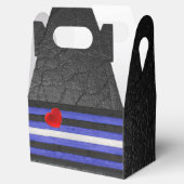 SlipperyJoeのゲイレザープライドフラグ黒王室のb フェイバーボックス (オープン)