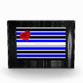 SlipperyJoeのゲイレザープライドフラグ黒王室のb フォトブロック (正面)