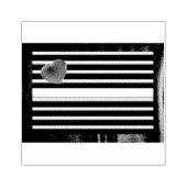 SlipperyJoeのゲイレザープライドフラグ黒王室のb ラバースタンプ (インプリント)