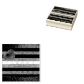 SlipperyJoeのゲイレザープライドフラグ黒王室のb ラバースタンプ (押印)