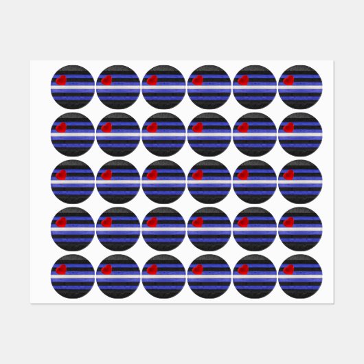 SlipperyJoeのゲイレザープライドフラグ黒王室のb ラベル (シート)