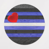 SlipperyJoeのゲイレザープライドフラグ黒王室のb ラベル (デザイン1)