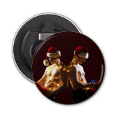 SlipperyJoeのシャツのない男性のバックツーバッククリスマス 栓抜き (正面)