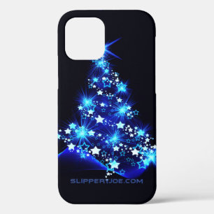 SlipperyJoeのスタイライズされた輝くクリスマスツリー隊 iPhone 12 Proケース
