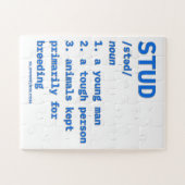 SlipperyJoeのスタッド定義の動物辞書b ジグソーパズル (横)