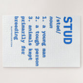 SlipperyJoeのスタッド定義の動物辞書b ジグソーパズル (横)