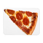 SlipperyJoeのスライスしたピザペパローニチーズデリカリ マグネット (横)