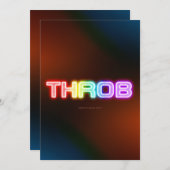 SlipperyJoeのスロブなレインボーのようなグラデーションの厚いca シーズンカード (正面/裏面)