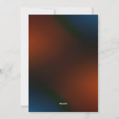 SlipperyJoeのスロブなレインボーのようなグラデーションの厚いca シーズンカード (裏面)