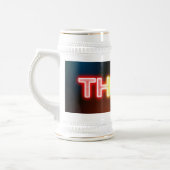 SlipperyJoeのスロブなレインボーのようなグラデーションの厚いca ビールジョッキ (左)