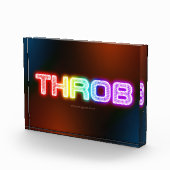 SlipperyJoeのスロブなレインボーのようなグラデーションの厚いca フォトブロック (右)