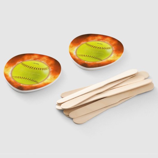 SlipperyJoeのソフトボー芸術的ルが火災ゲイのギフトに ハンドファン (組立なし)