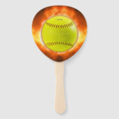 SlipperyJoeのソフトボー芸術的ルが火災ゲイのギフトに ハンドファン (裏面)