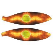 SlipperyJoeのソフトボー芸術的ルが火災ゲイのギフトに バスケットボール (パネル)