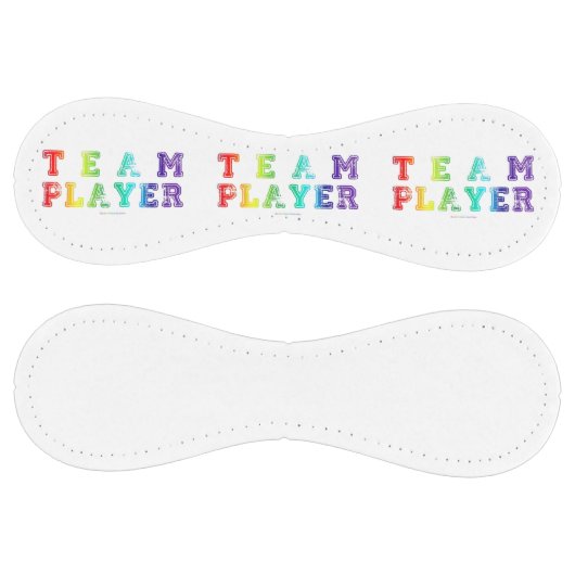 SlipperyJoeのチームプレーヤーの単語グラデーション虹c ソフトボール (パネル)