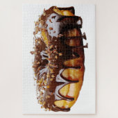 SlipperyJoeのデカダンなドーナツは厚い光沢をカバー ジグソーパズル (縦)