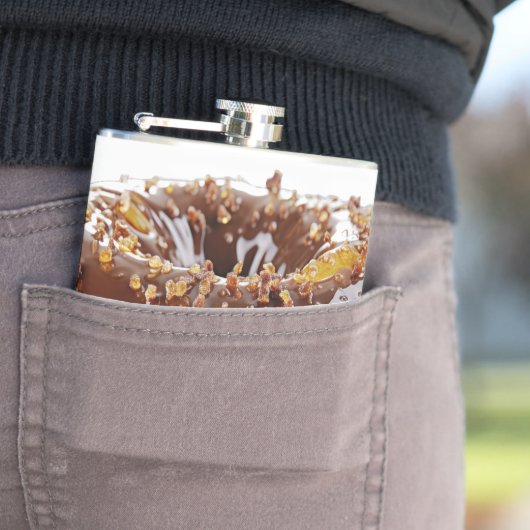 SlipperyJoeのデカダンなドーナツは厚い光沢をカバー フラスク (インサイチュ)