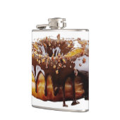 SlipperyJoeのデカダンなドーナツは厚い光沢をカバー フラスク (左)