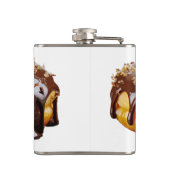 SlipperyJoeのデカダンなドーナツは厚い光沢をカバー フラスク (裏面)