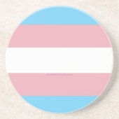 SlipperyJoeのトランスジェンダープライドフラグの多様性リグ コースター (正面)