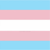 SlipperyJoeのトランスジェンダープライドフラグの多様性リグ シール (正面)