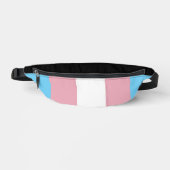 SlipperyJoeのトランスジェンダープライドフラグの多様性リグ ファニーパック (正面)