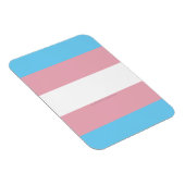 SlipperyJoeのトランスジェンダープライドフラグの多様性リグ マグネット (右側)